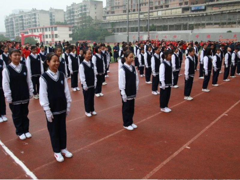 学生体操-郴州市第五中学师生风采