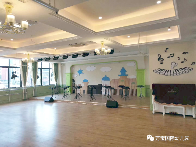 幼儿园多功能音体室-郴州市北湖区万宝国际幼儿园教学环境