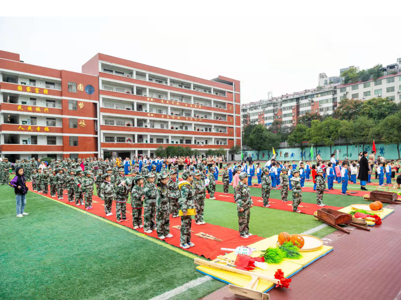 小小军人训练活动-郴州市北湖区智星幼儿园师生风采