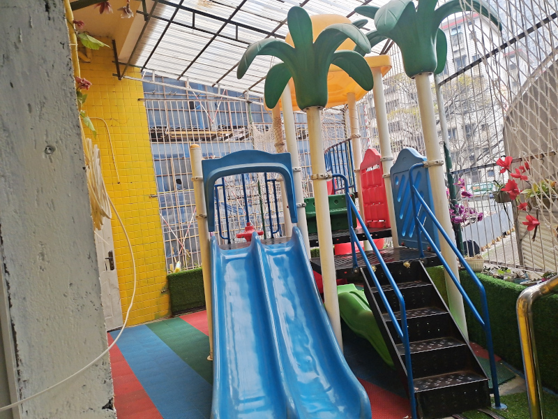 郴州市北湖区金桥幼儿园滑滑梯游乐设施