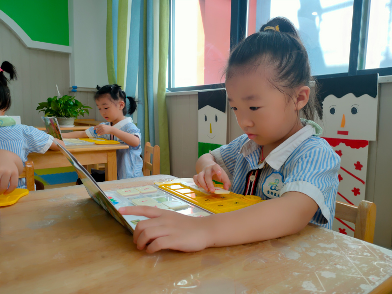 童蕾蓝天幼儿园认字学习