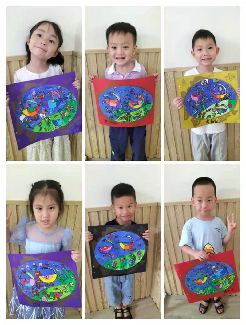 儿童创意绘画作品-广思雅幼儿园